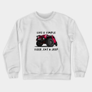 American Jeep Pink Crewneck Sweatshirt